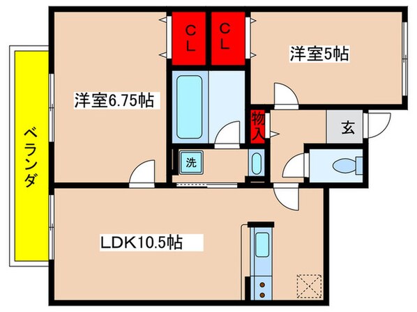 Ｖｉｌｌａ　Ｇｌａｎｚの物件間取画像